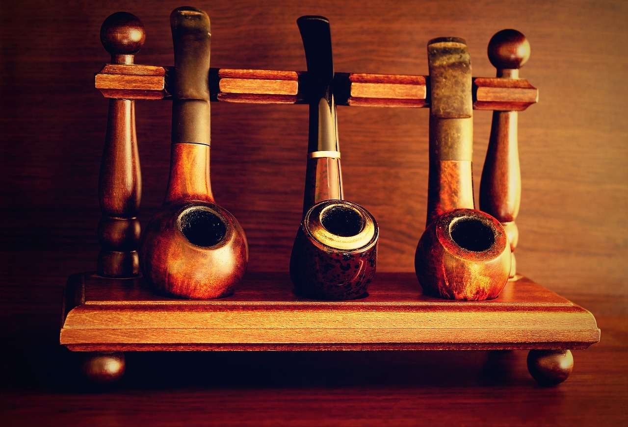 pipes, tobacco, old
