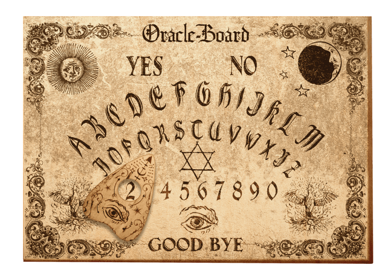 ouija board, planchette, occultism