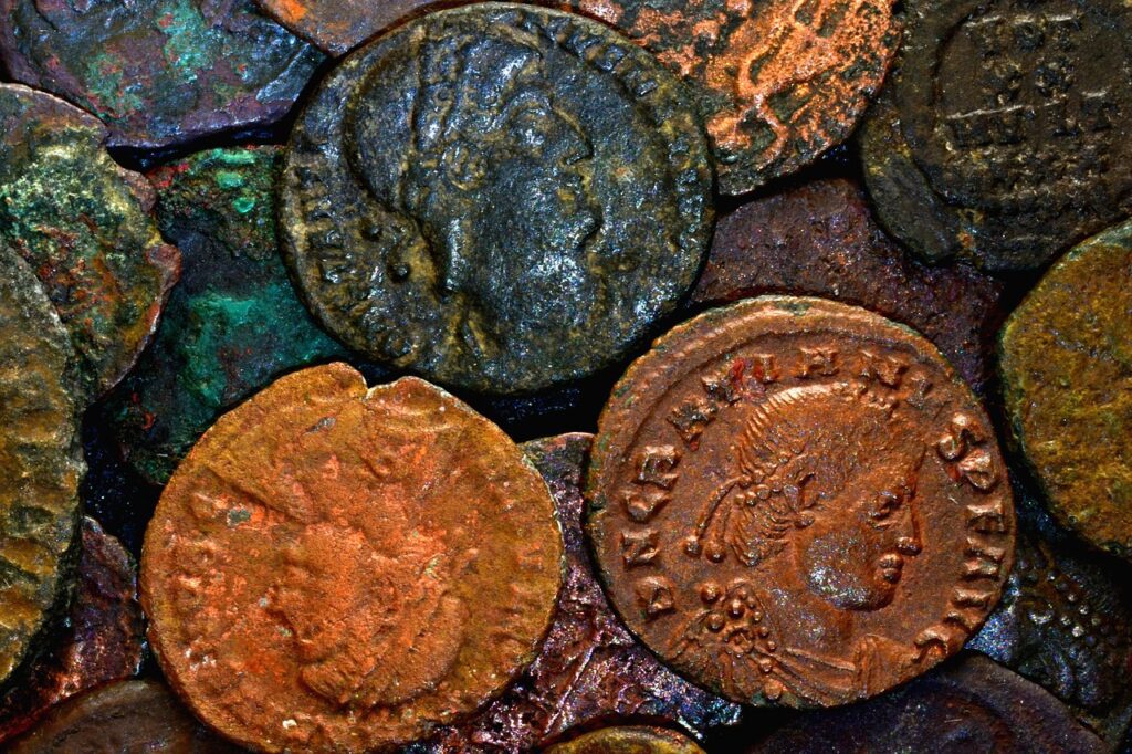 coins, ancient, roman