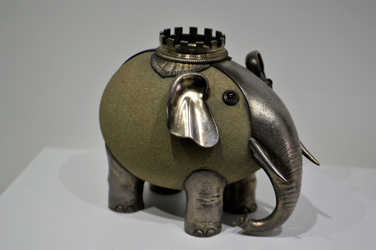 elephant jewels antique piggy bank 3043803