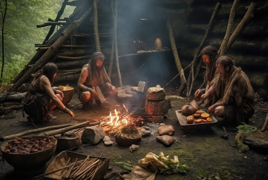 stone age stone age people 8084898