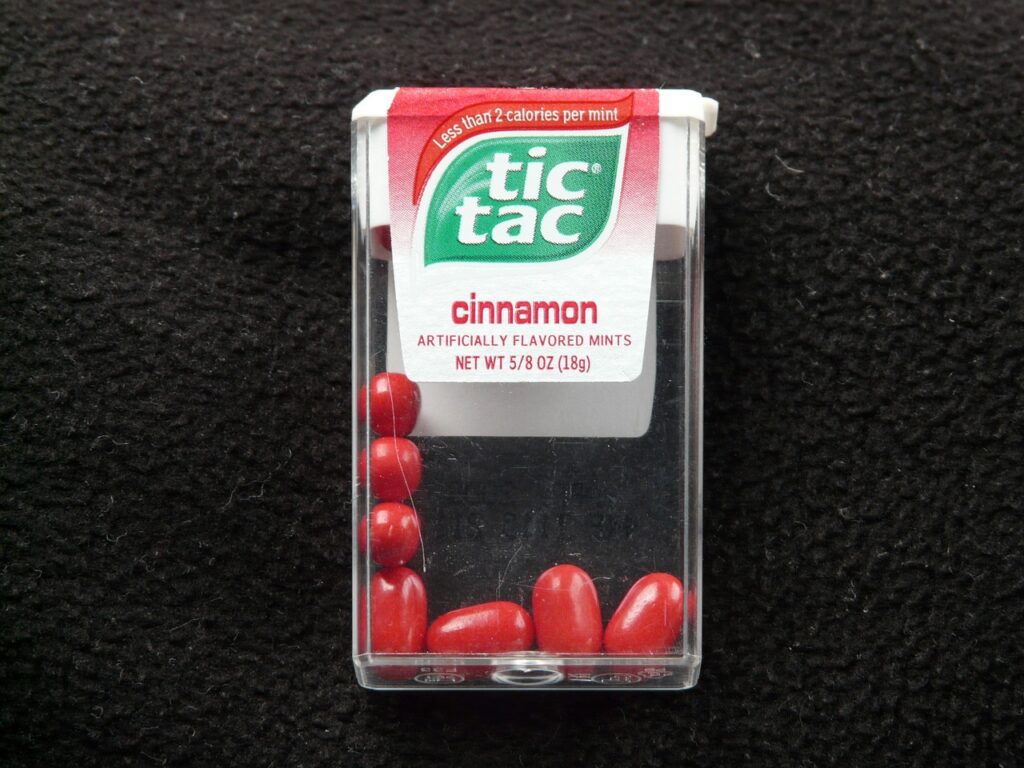 tic tac, lutschdragées, dragees